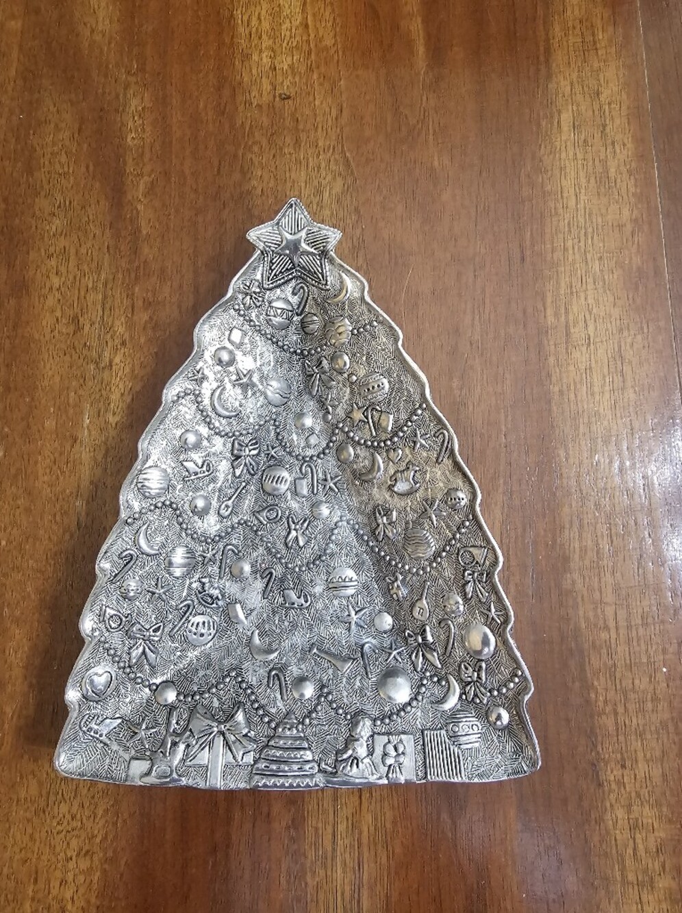 Silver Christmas Tree Tray International Silver
